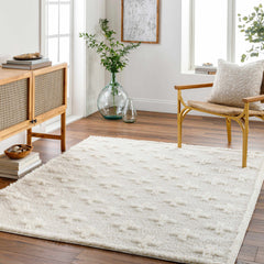 Satu Cream Area Rug - Ornate Home
