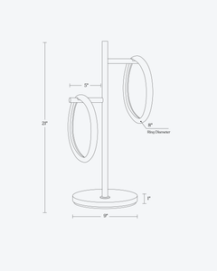 Saturn RGB Table Lamp - Ornate Home
