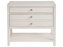 Saugatuck White Sand Nightstand - Ornate Home