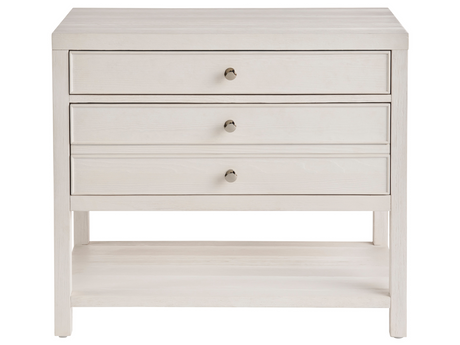 Saugatuck White Sand Nightstand - Ornate Home