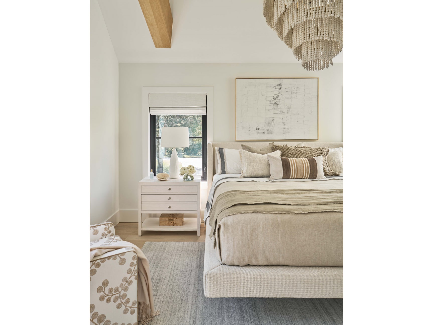 Saugatuck White Sand Nightstand - Ornate Home