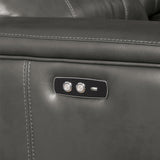 Saul Gray Power Motion Sectional Sofa - Ornate Home