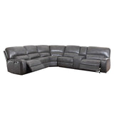 Saul Gray Power Motion Sectional Sofa - Ornate Home