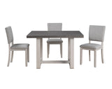 Sauro Gray 5 Pc. Dining Table Set - Ornate Home