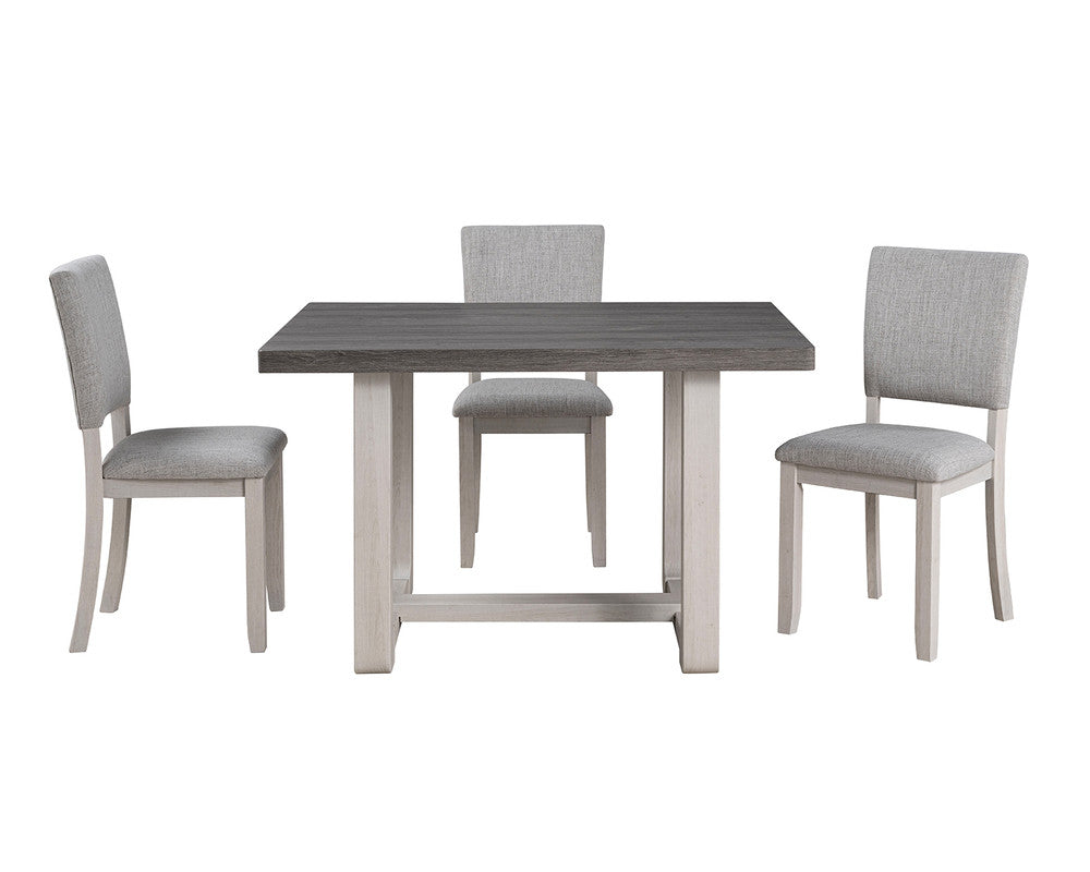 Sauro Gray 5 Pc. Dining Table Set - Ornate Home