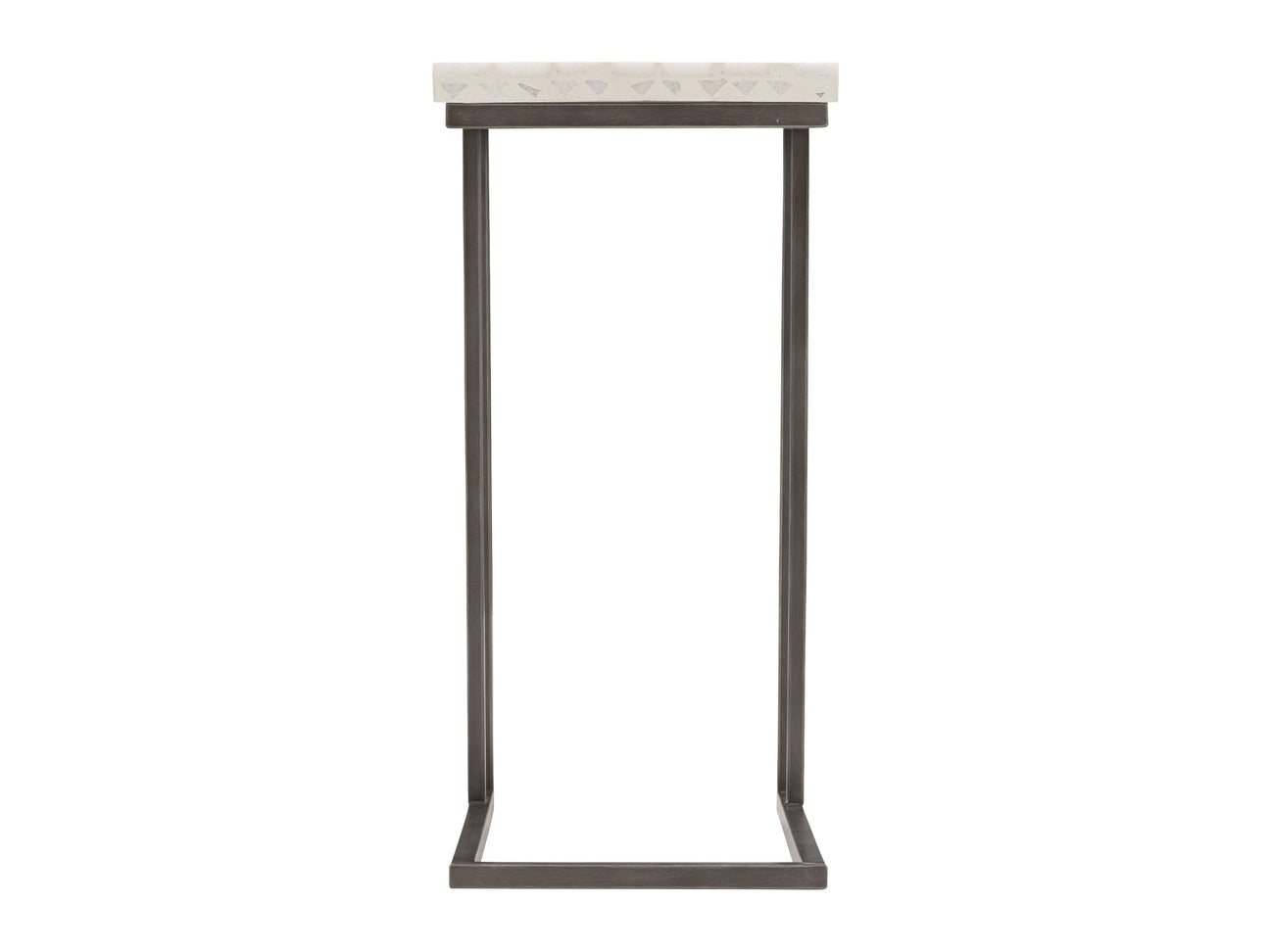 Sausalito Flint Grey/Terrazzo Outdoor Accent Table - Ornate Home