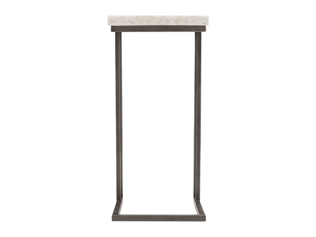 Sausalito Flint Grey/Terrazzo Outdoor Accent Table - Ornate Home