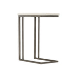 Sausalito Flint Grey/Terrazzo Outdoor Accent Table - Ornate Home