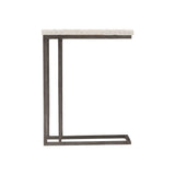 Sausalito Flint Grey/Terrazzo Outdoor Accent Table - Ornate Home