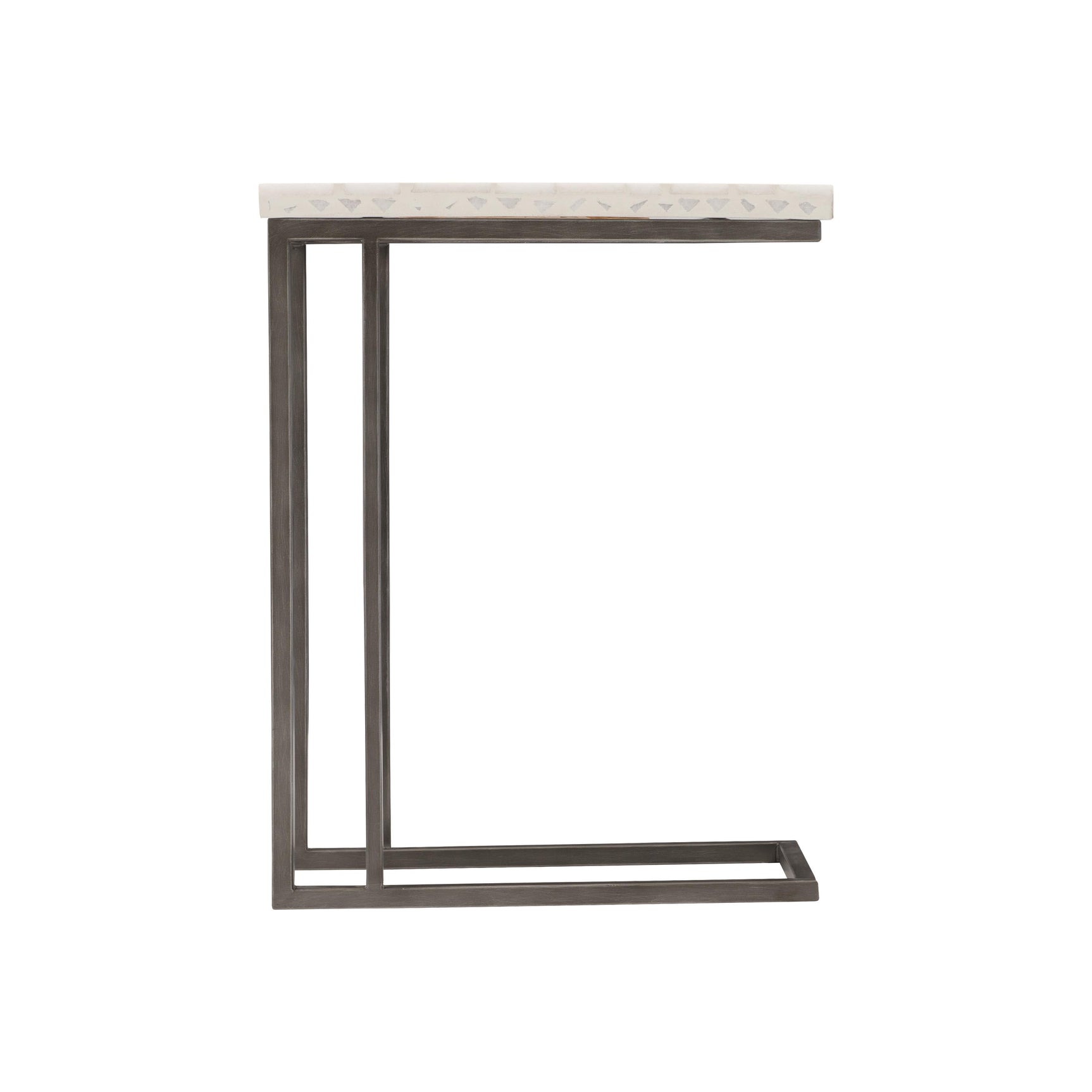 Sausalito Flint Grey/Terrazzo Outdoor Accent Table - Ornate Home