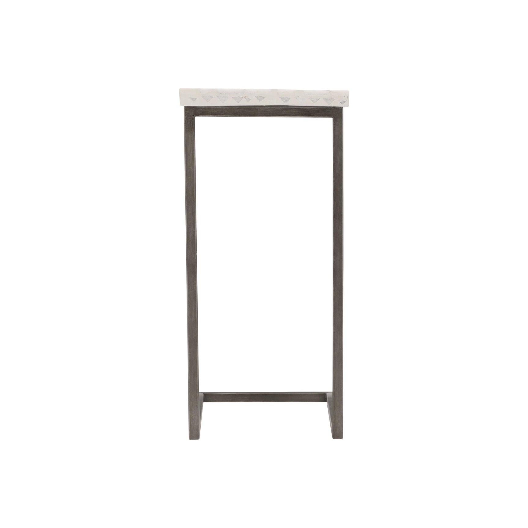Sausalito Flint Grey/Terrazzo Outdoor Accent Table - Ornate Home