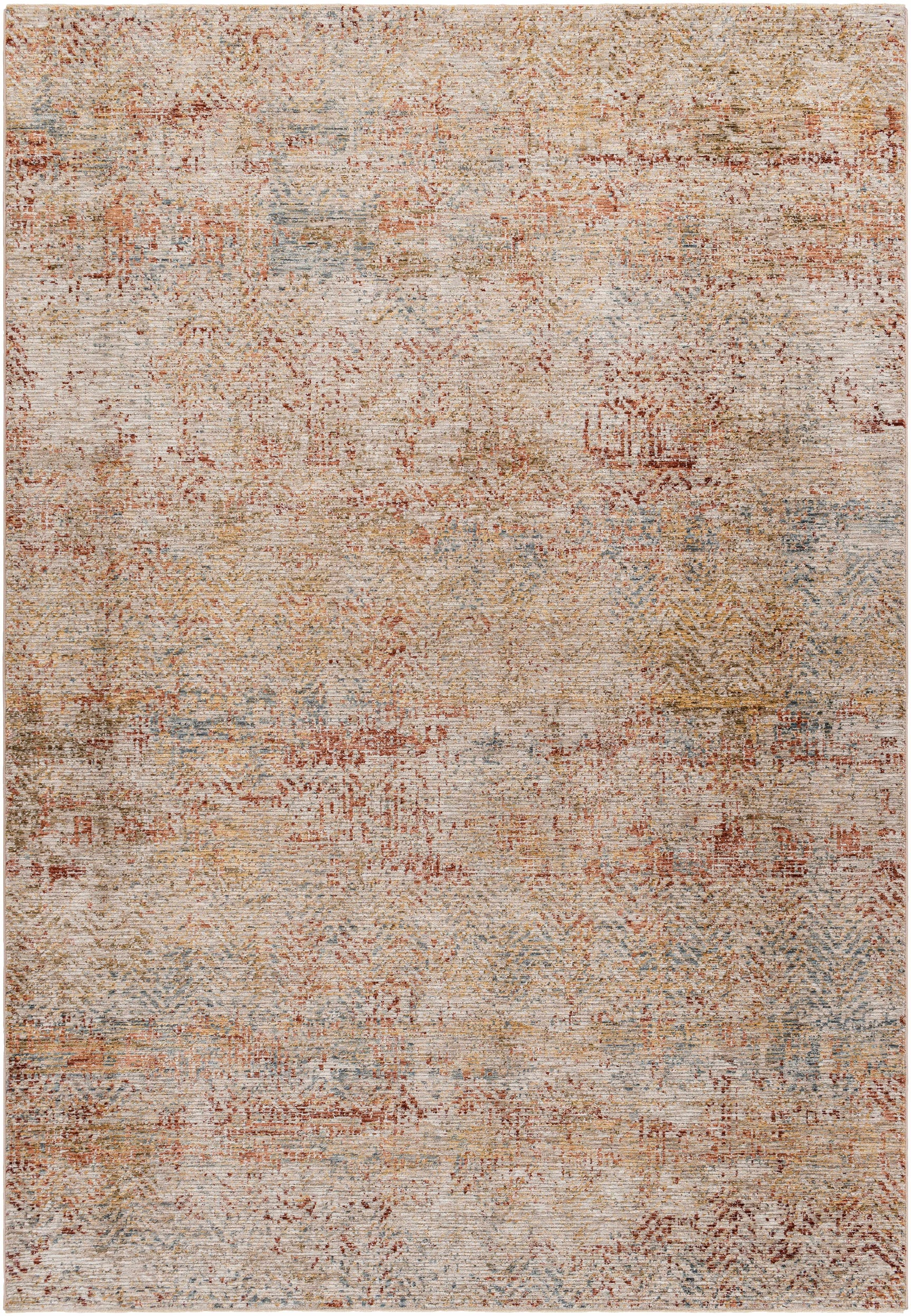 Sava Rust Rich Textured Traditional Rug - Ornate Home
