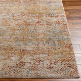 Sava Rust Rich Textured Traditional Rug - Ornate Home