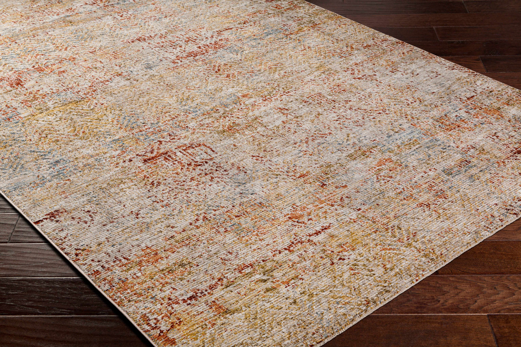 Sava Rust Rich Textured Traditional Rug - Ornate Home