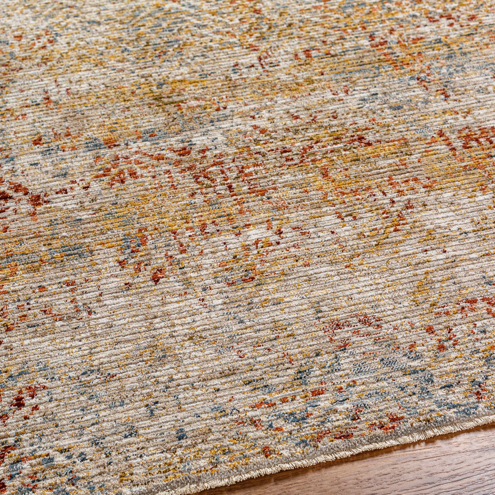 Sava Rust Rich Textured Traditional Rug - Ornate Home