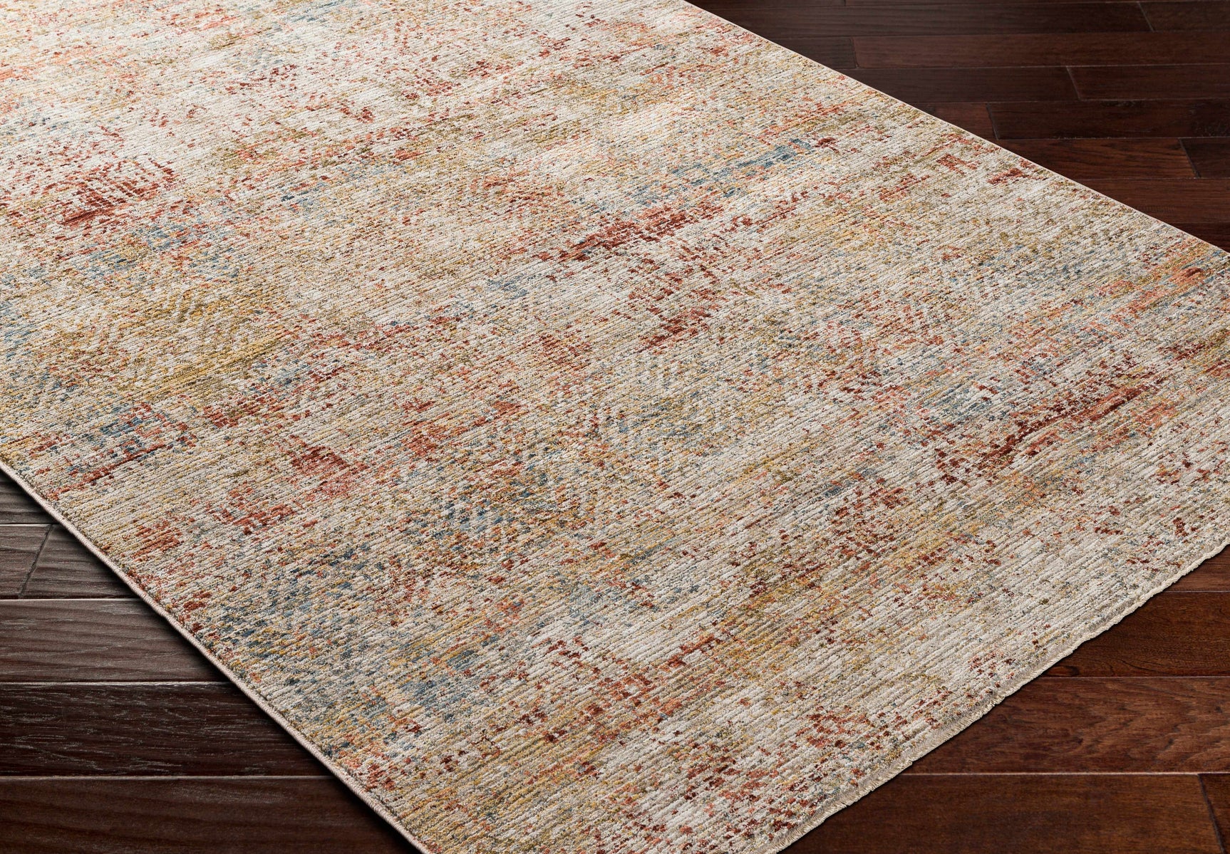 Sava Rust Rich Textured Traditional Rug - Ornate Home