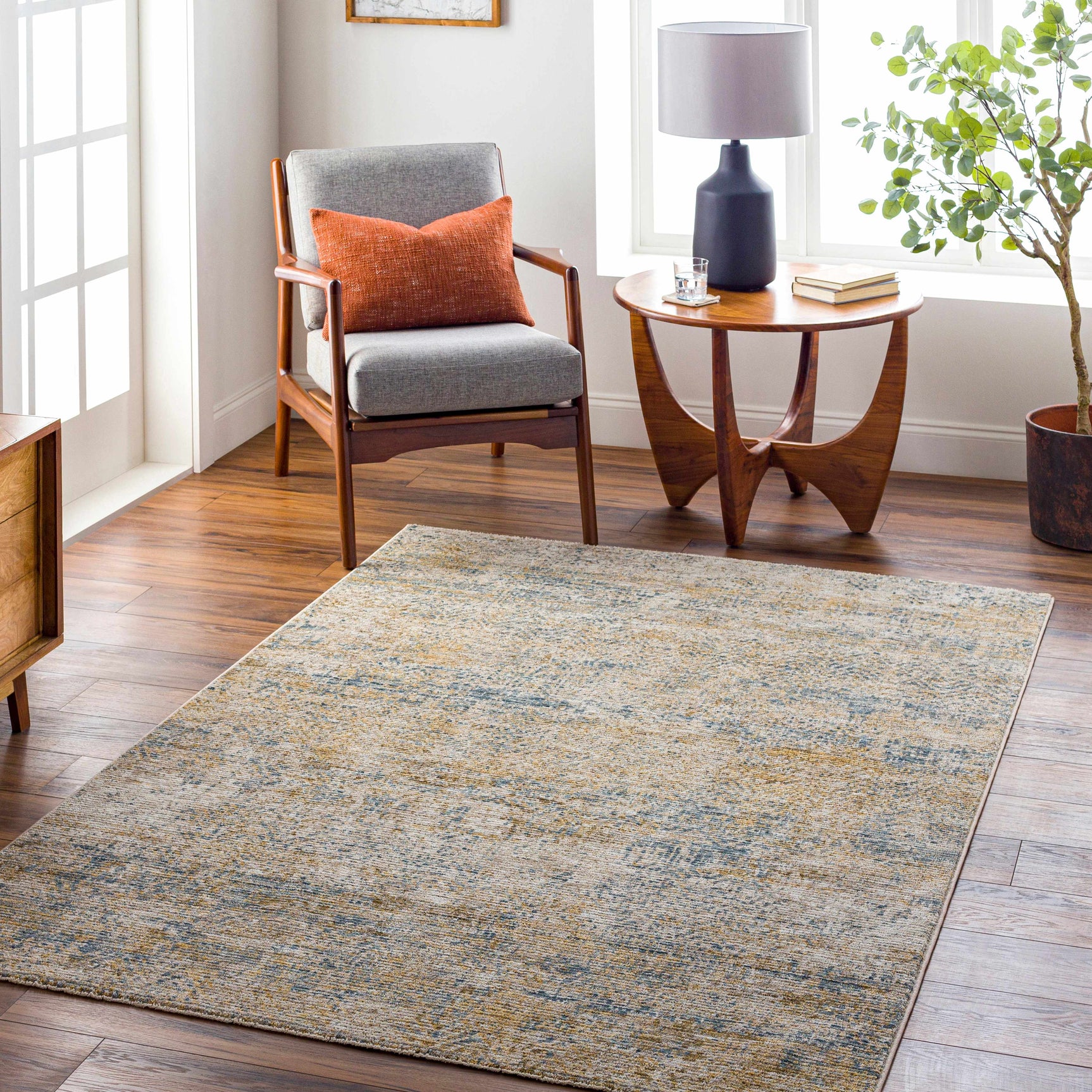 Sava Tan Rich Textured Rug - Clearance - Ornate Home