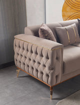 Savana Latte Living Room Set - Ornate Home