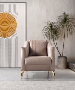 Savana Latte Living Room Set - Ornate Home