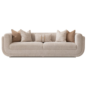 Savannah Breeze Gold/Cashmere Mansion Sofa - Ornate Home