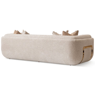Savannah Breeze Gold/Cashmere Mansion Sofa - Ornate Home