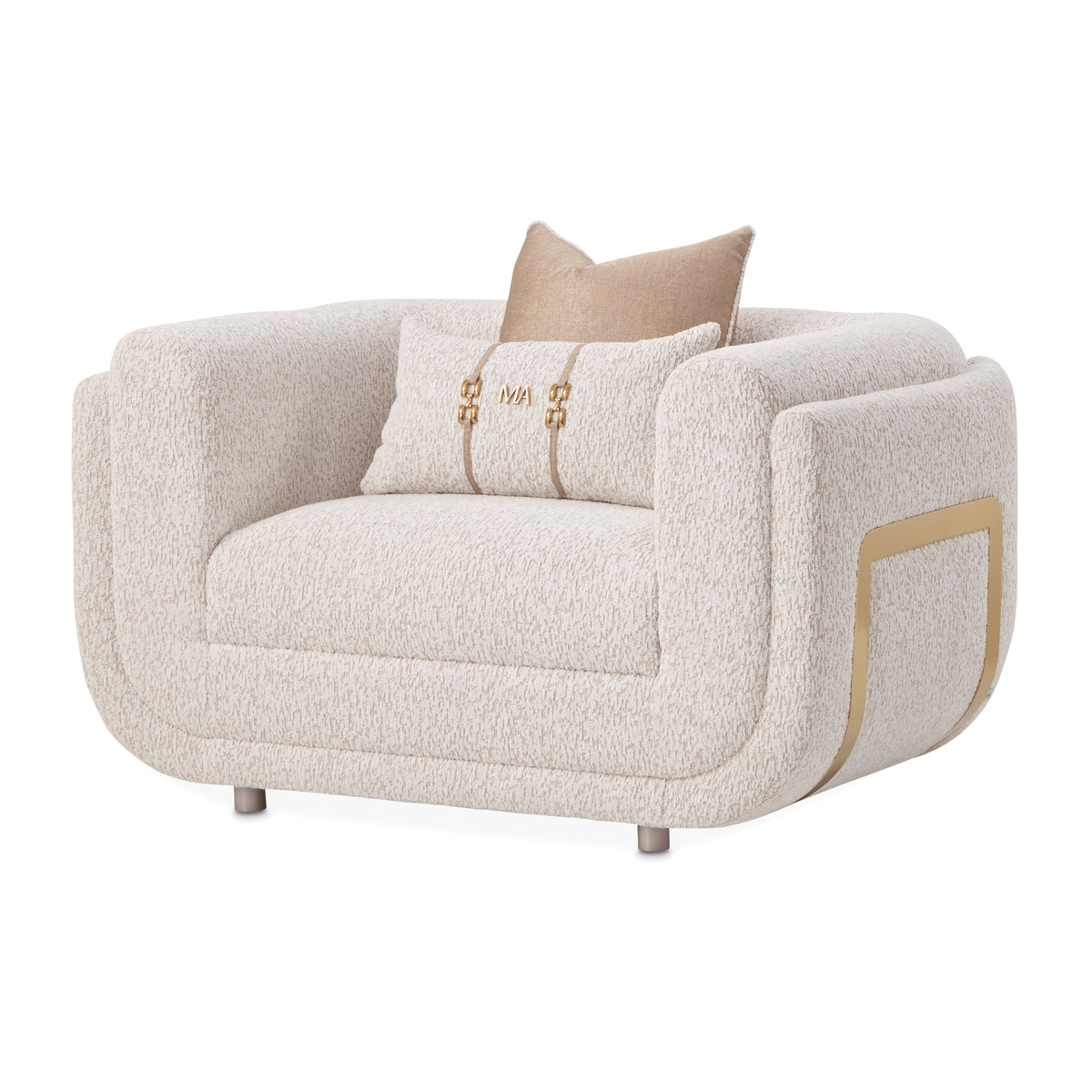 Savannah Breeze Gold/Cashmere Matching Chair