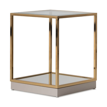 Savannah Breeze Gold End Table - Ornate Home