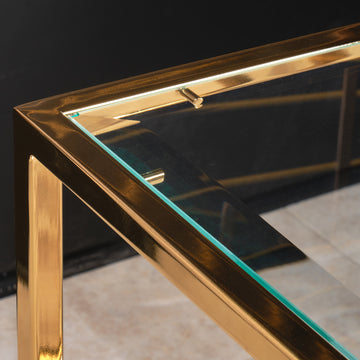 Savannah Breeze Gold End Table - Ornate Home