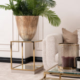 Savannah Breeze Gold End Table - Ornate Home