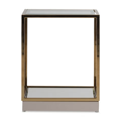 Savannah Breeze Gold End Table - Ornate Home