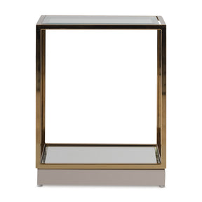 Savannah Breeze Gold End Table - Ornate Home