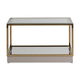 Savannah Breeze Gold Short Cocktail Table (Set of 2) - Ornate Home