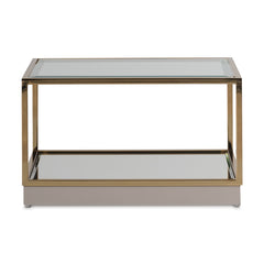 Savannah Breeze Gold Short Cocktail Table (Set of 2) - Ornate Home