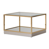 Savannah Breeze Gold Short Cocktail Table (Set of 2) - Ornate Home