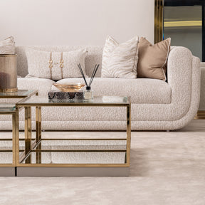 Savannah Breeze Gold Tall Cocktail Table (Set of 2) - Ornate Home