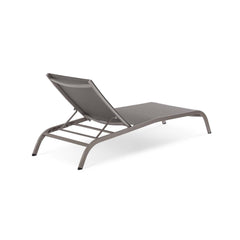 Savannah Gray Outdoor Patio Mesh Chaise Lounge (Set of 2) - Ornate Home