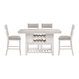 Savile Beige 5pc Dining Set - Ornate Home