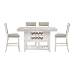 Savile Beige 5pc Dining Set - Ornate Home