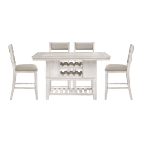 Savile Beige 5pc Dining Set - Ornate Home