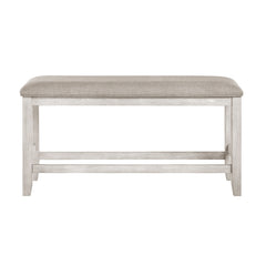Savile Beige Counter Height Bench - Ornate Home