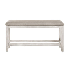 Savile Beige Counter Height Bench - Ornate Home