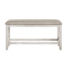 Savile Beige Counter Height Bench - Ornate Home