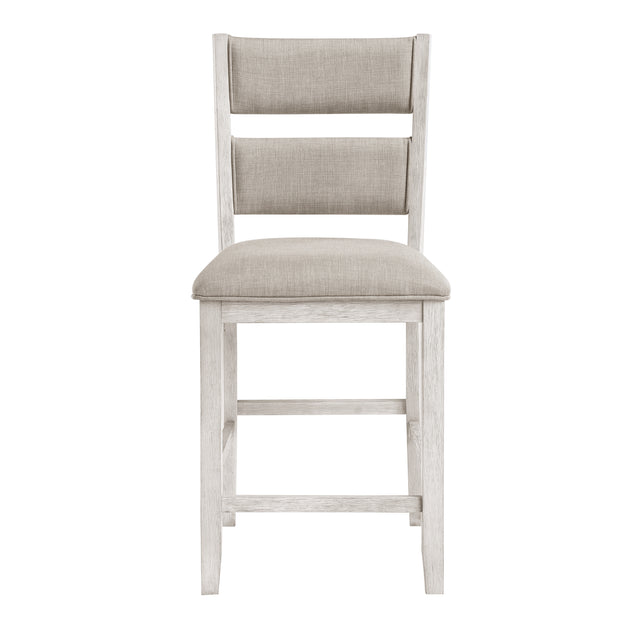 Savile Beige Counter Height Chair (Set of 2) - Ornate Home