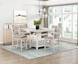Savile Beige Counter Height Chair (Set of 2) - Ornate Home