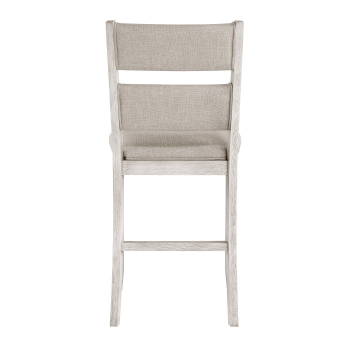 Savile White Counter Height Chair - Ornate Home