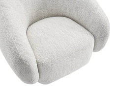 Savino Beige Swivel Chair - Ornate Home