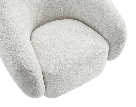 Savino Beige Swivel Chair - Ornate Home