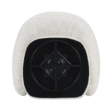 Savino Beige Swivel Chair - Ornate Home