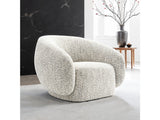Savino Brown Swivel Chair - Ornate Home