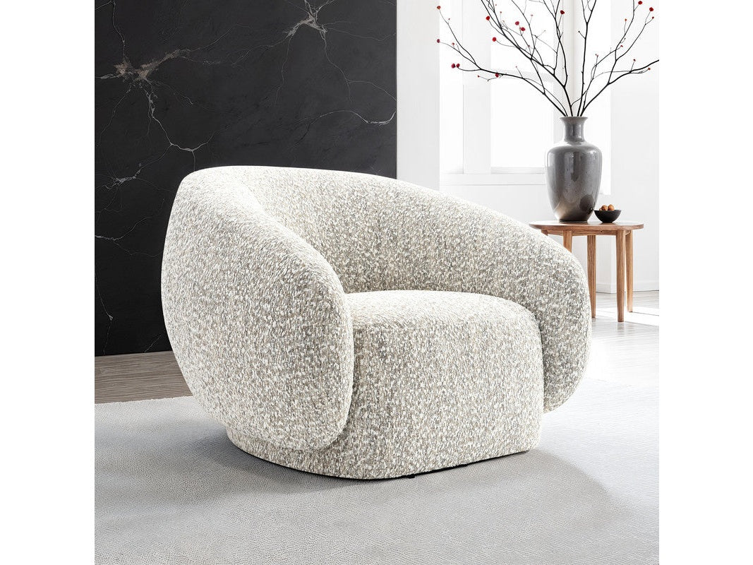 Savino Brown Swivel Chair - Ornate Home